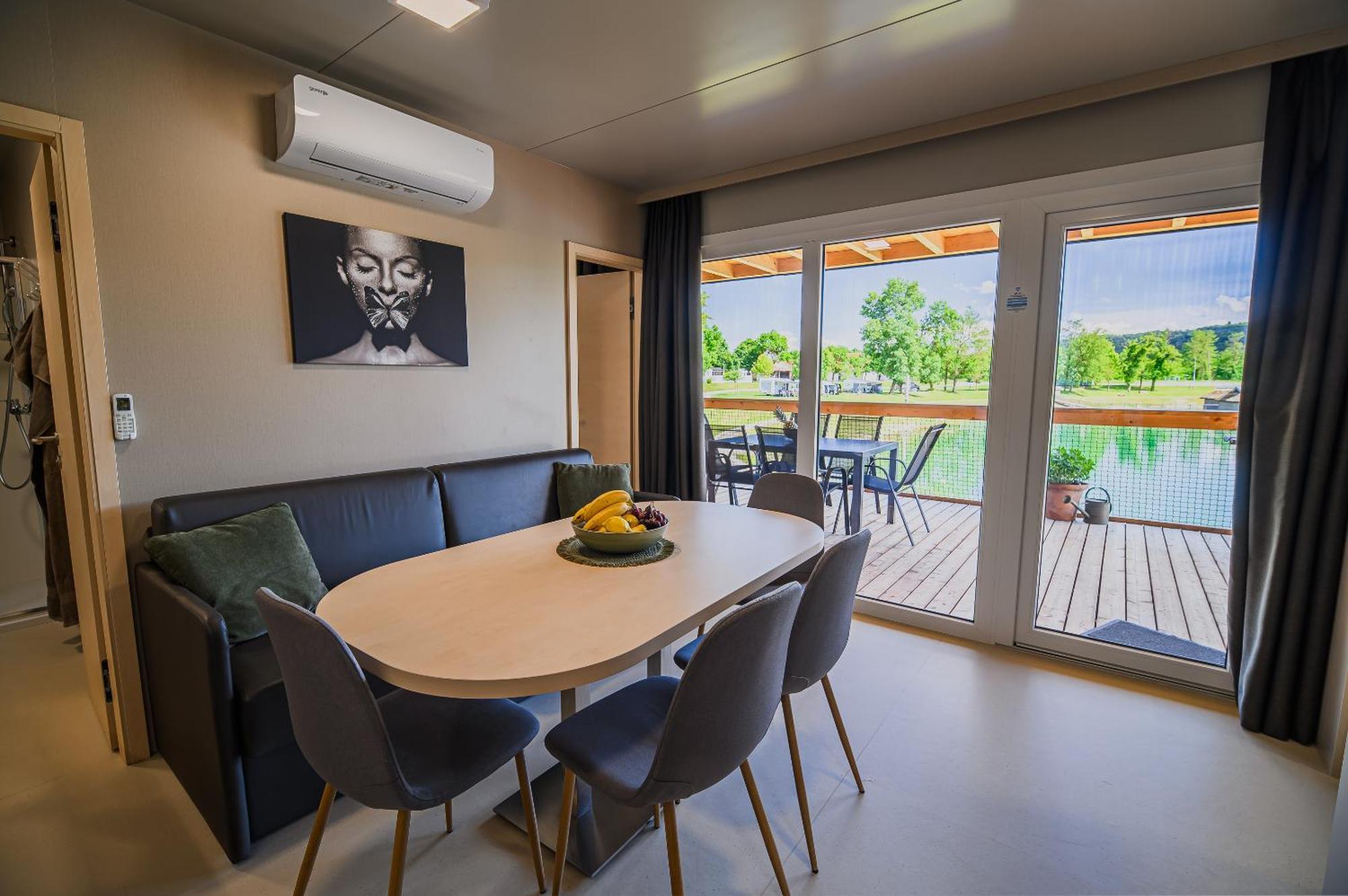 Deluxe Lake View Mobile Homes With Thermal Riviera Tickets Catez ob Savi Ngoại thất bức ảnh