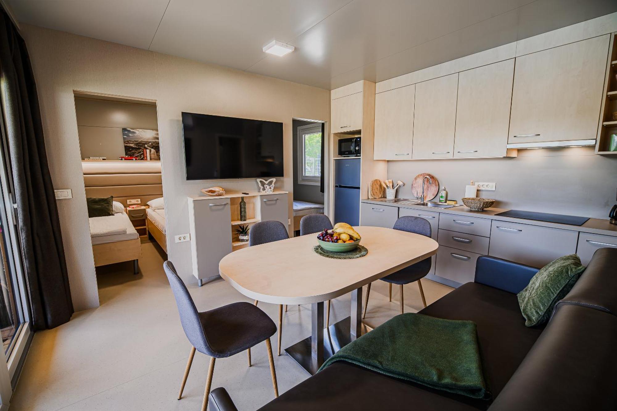 Deluxe Lake View Mobile Homes With Thermal Riviera Tickets Catez ob Savi Ngoại thất bức ảnh
