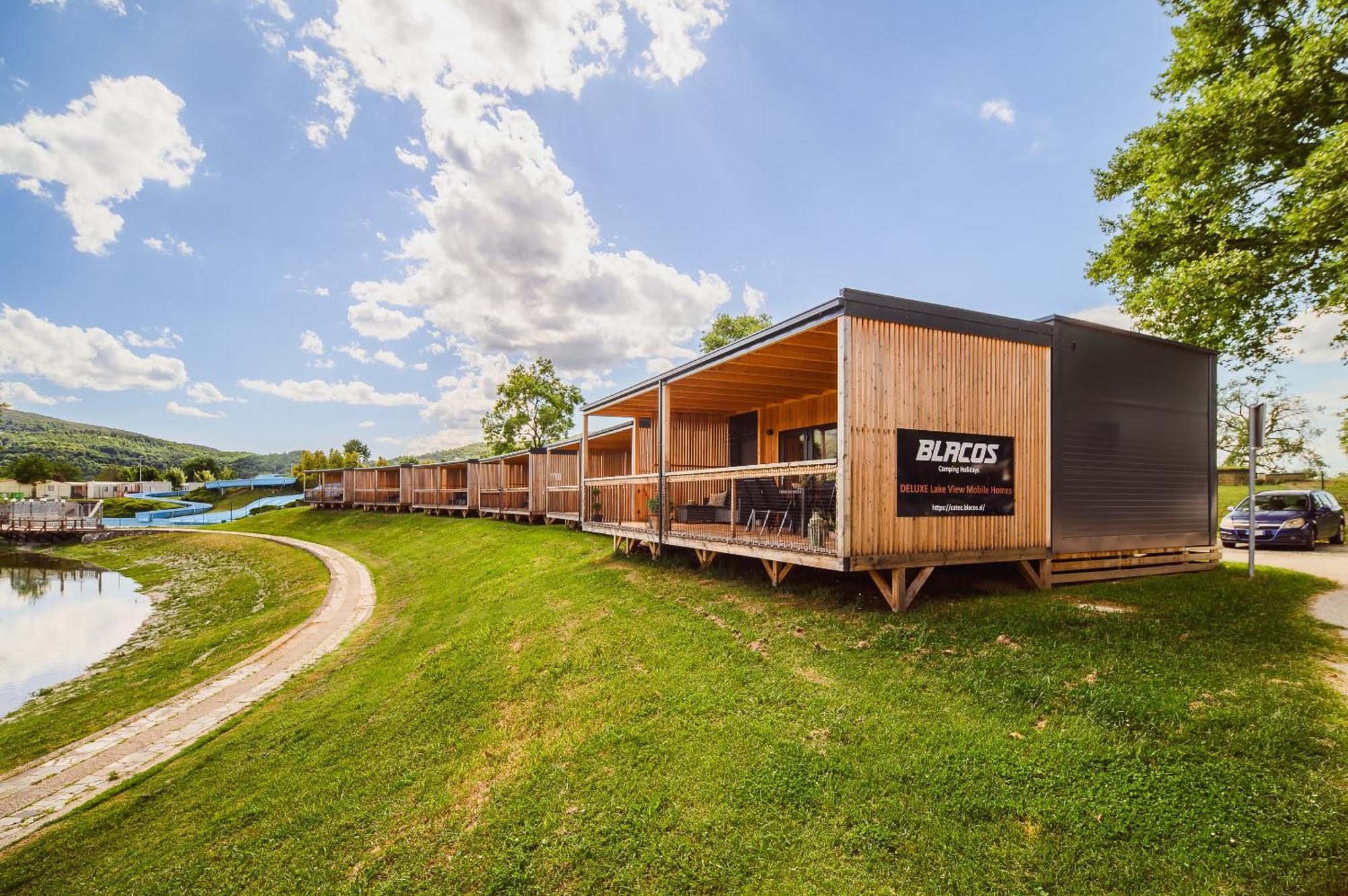 Deluxe Lake View Mobile Homes With Thermal Riviera Tickets Catez ob Savi Ngoại thất bức ảnh