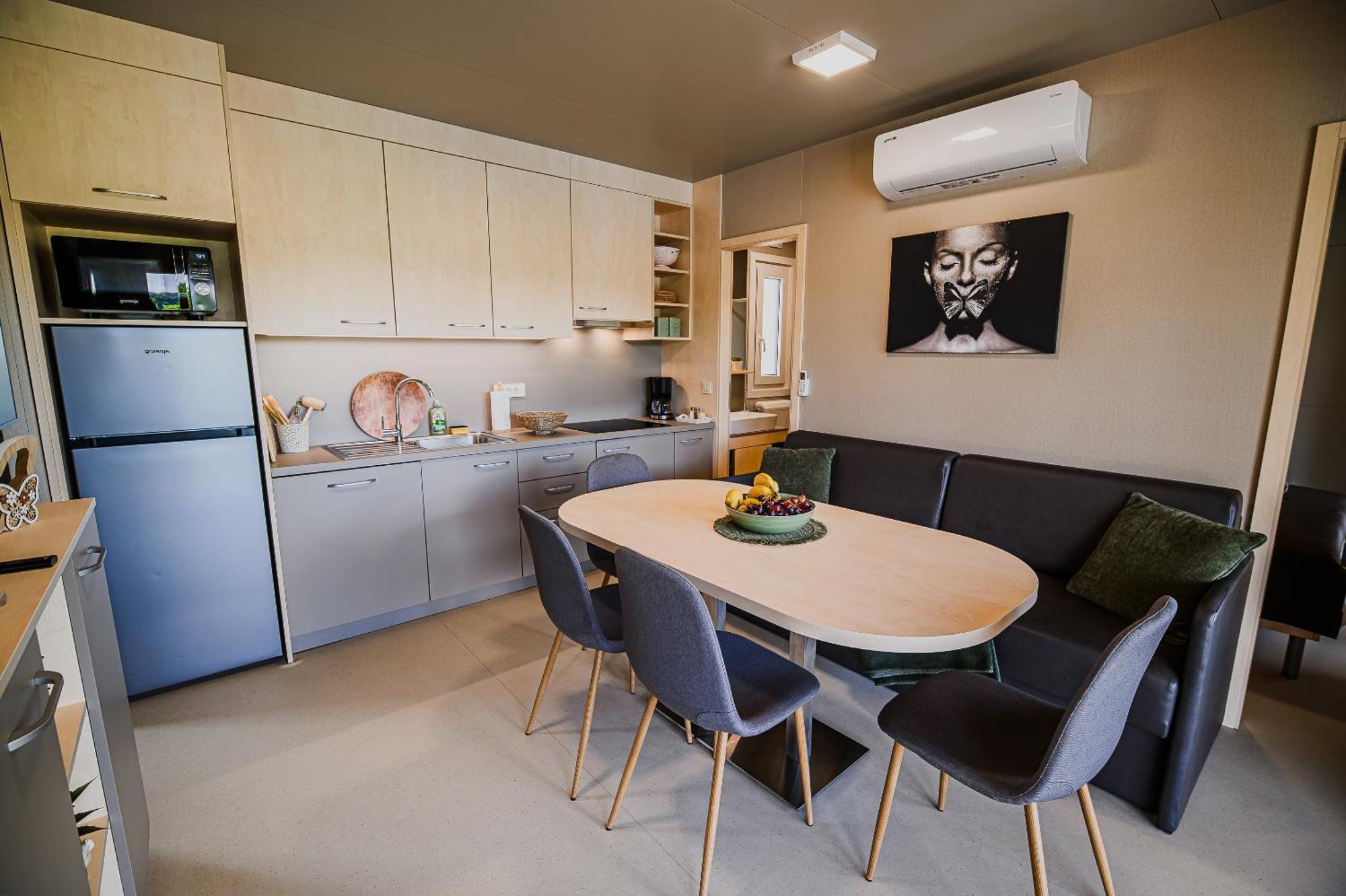 Deluxe Lake View Mobile Homes With Thermal Riviera Tickets Catez ob Savi Ngoại thất bức ảnh